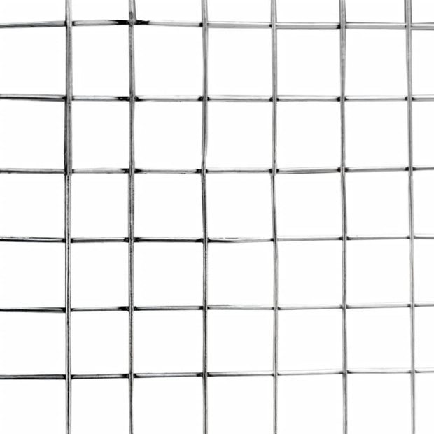 Chicken Cages 2 pcs with Roof and Door Silver Galvanized Steel